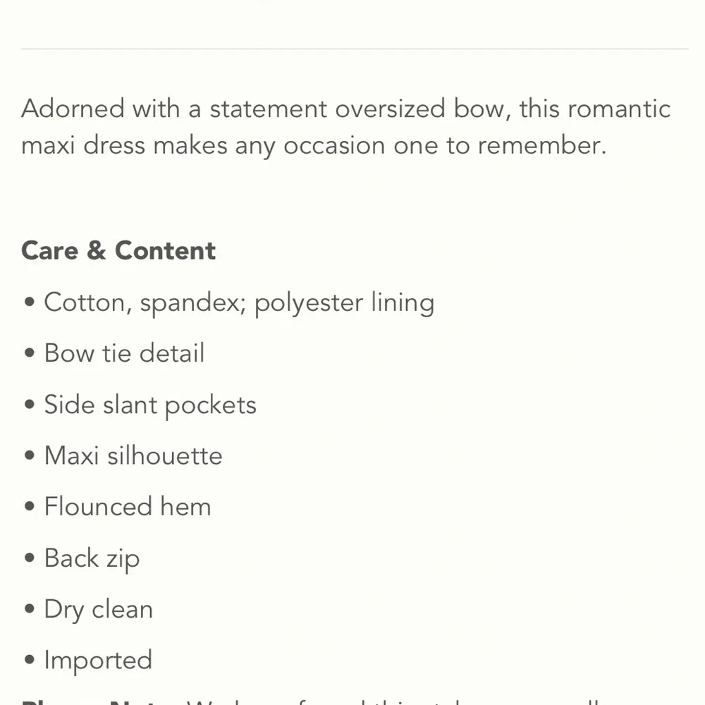 ANTHROPOLOGIE Hutch BOW-TIE Maxi DRESS - Picture 9 of 10